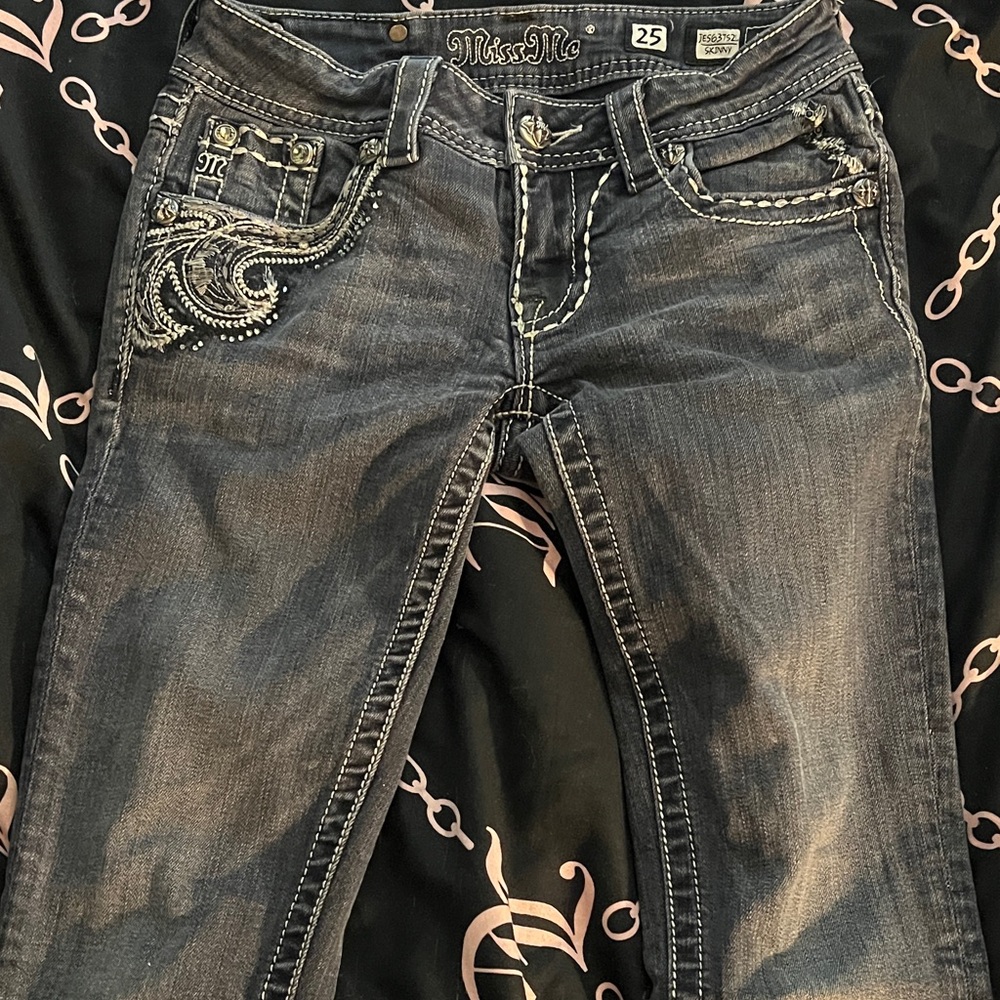SIZE 25 missme skinny jeans - Picture 2 of 4